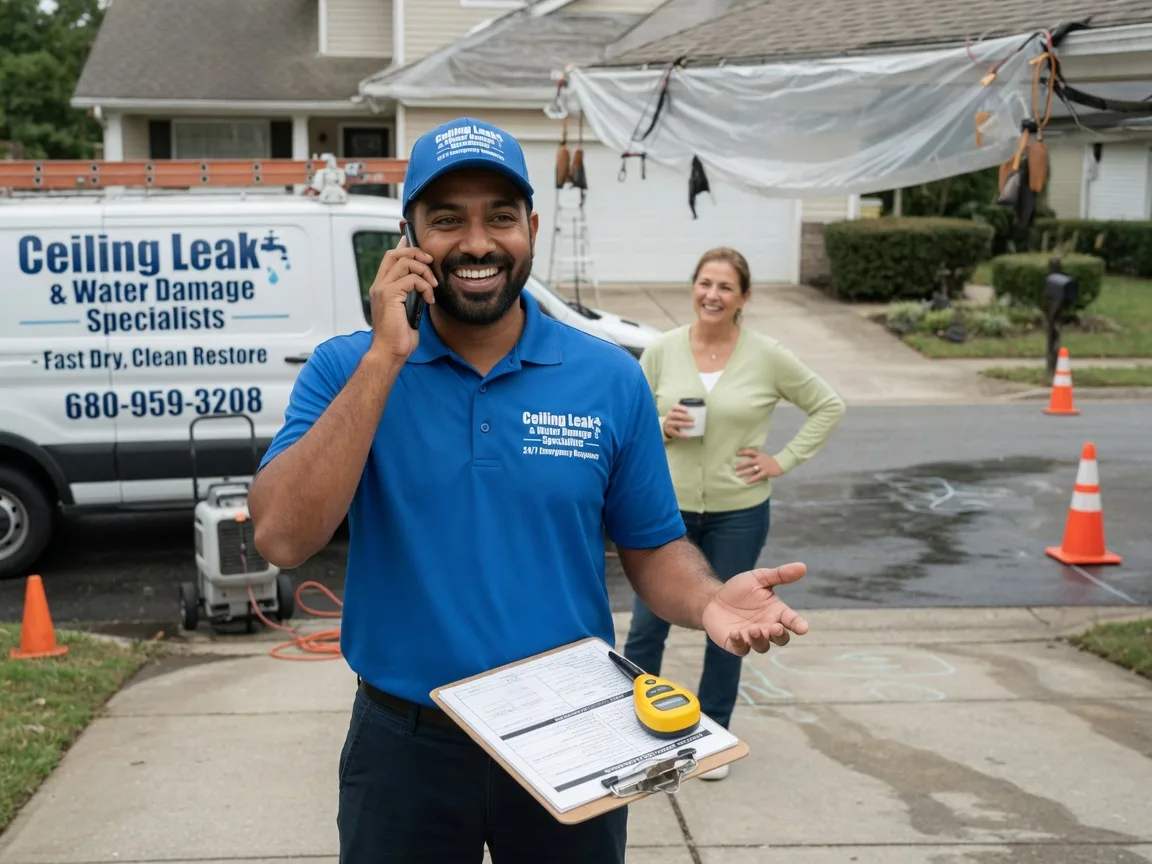 Ceiling Leak Cleanup Bath, NH FAQs